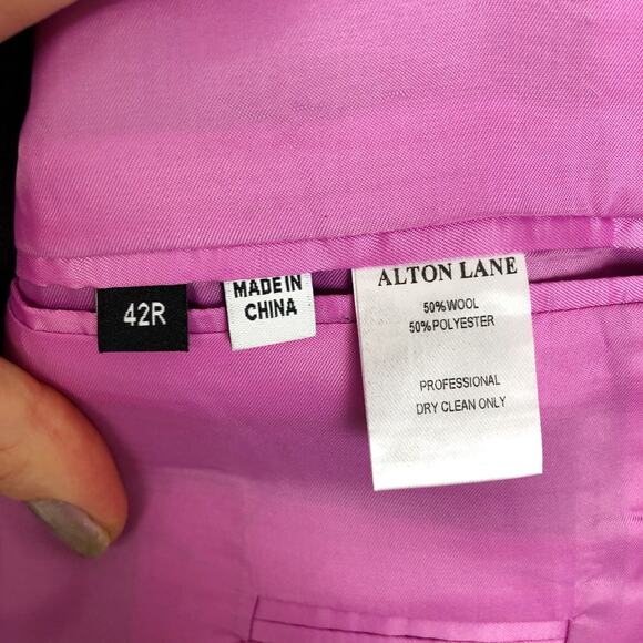 ALTON LANE Men's Wool Blend Suit Jacket Size 42 R Grey Lined NWOT - Picture 8 of 9